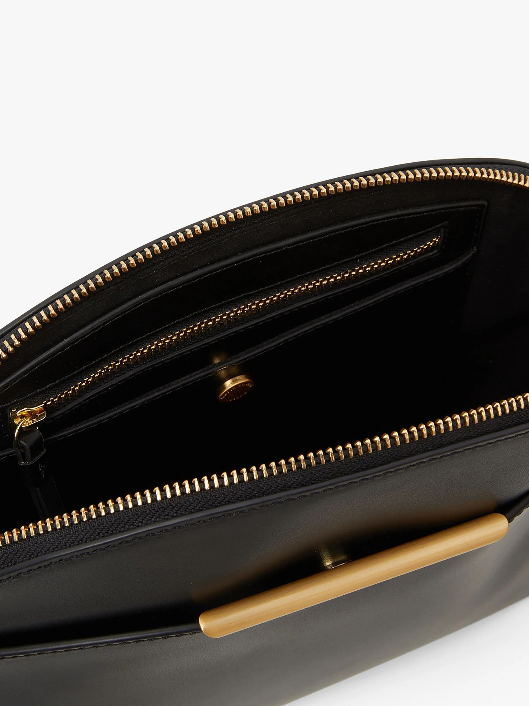 Jasper Conran London - Darcey Dome leren crossbody tas met tab