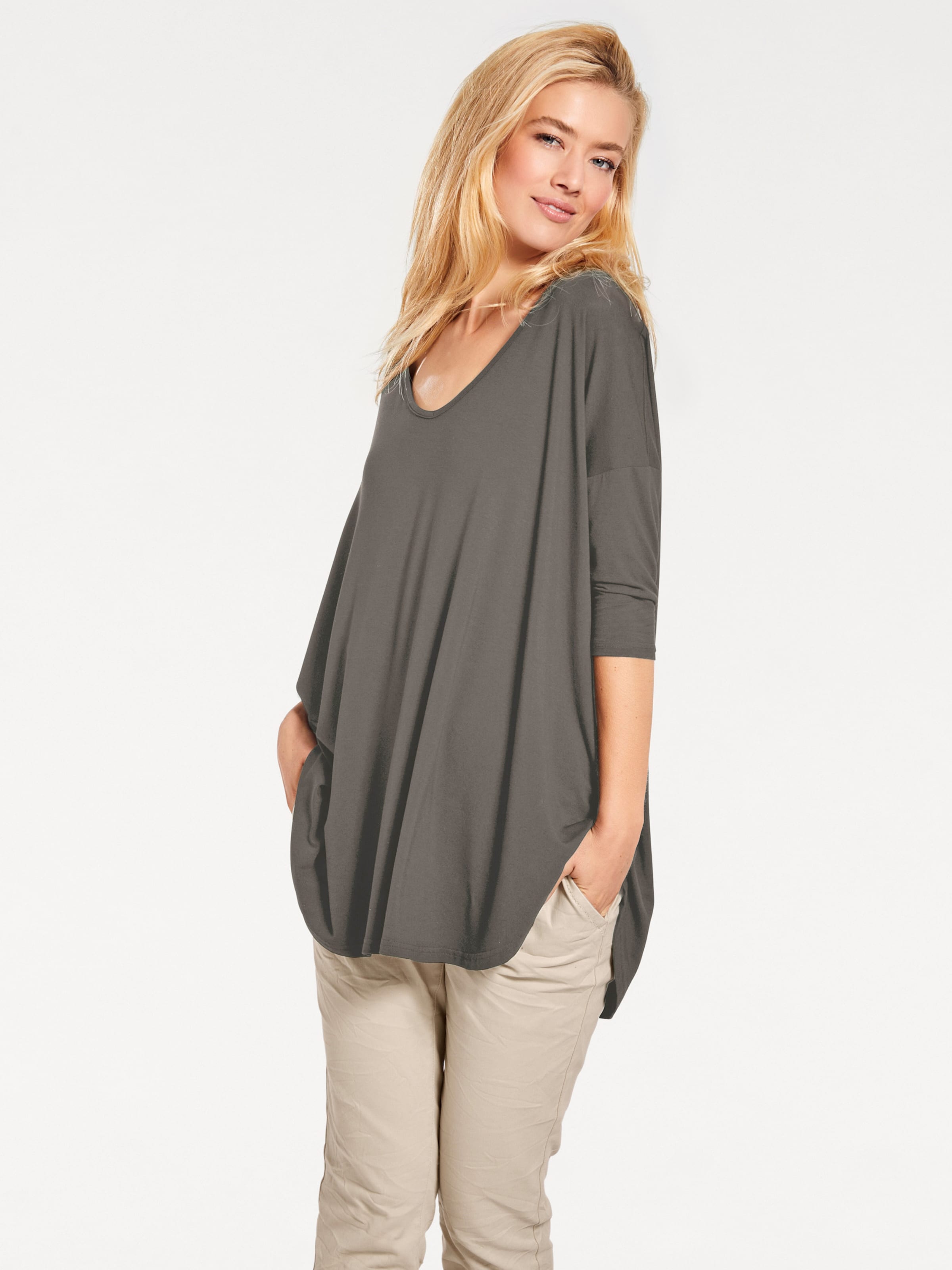heine Oversized Shirt in taupe