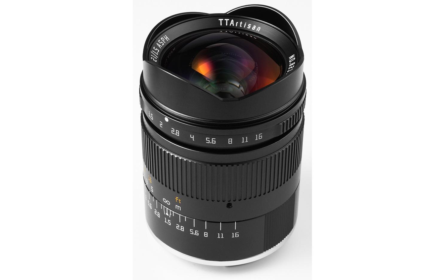 Festbrennweite 21mm F/1.5 – Sony E-Mount<br>Festbrennweite mit manuellem Fokus