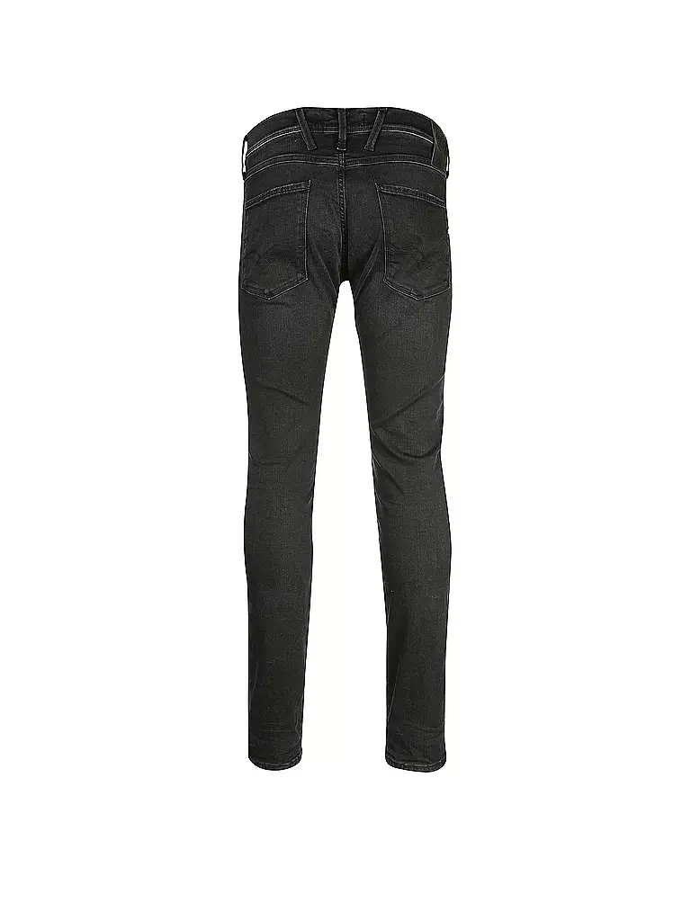 REPLAY Jeans Slim Fit ANBASS HYPERFLEX CLOUDS schwarz