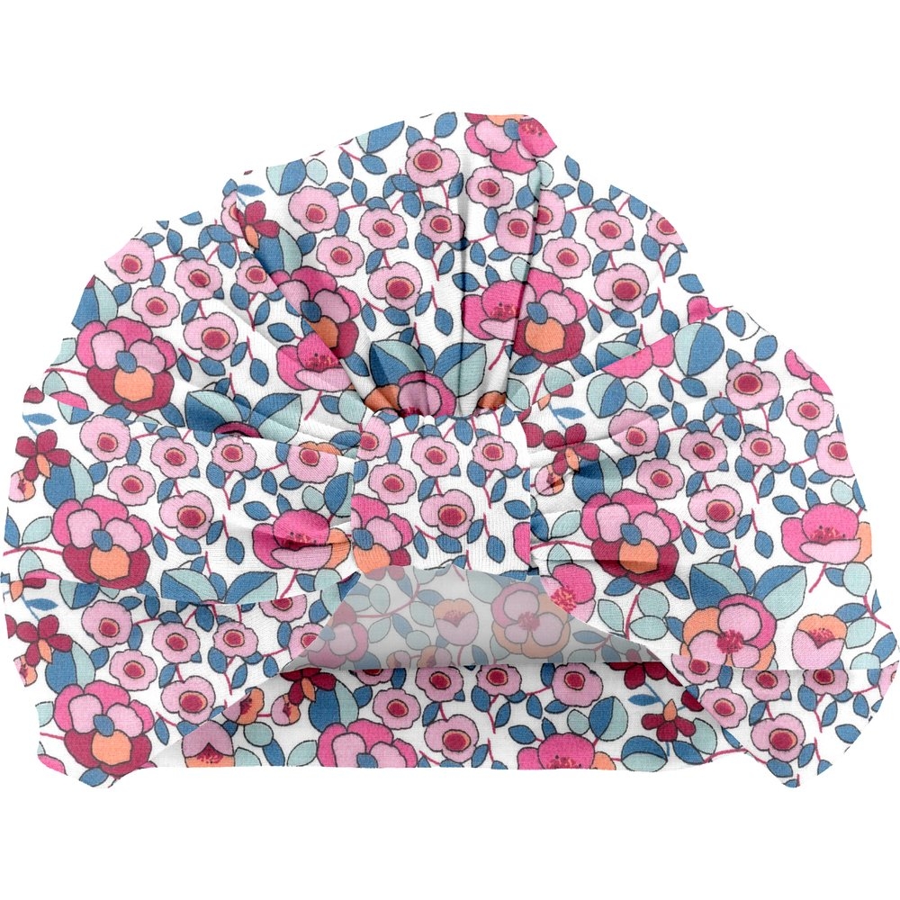 Turban Bébé Boutons Rose
