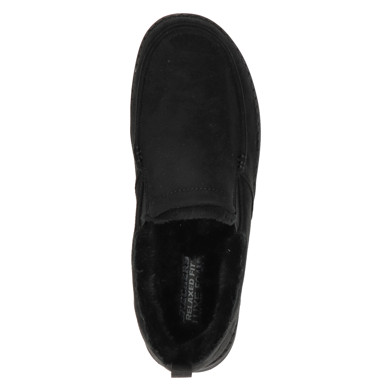 Melson heren pantoffel Skechers Zwart