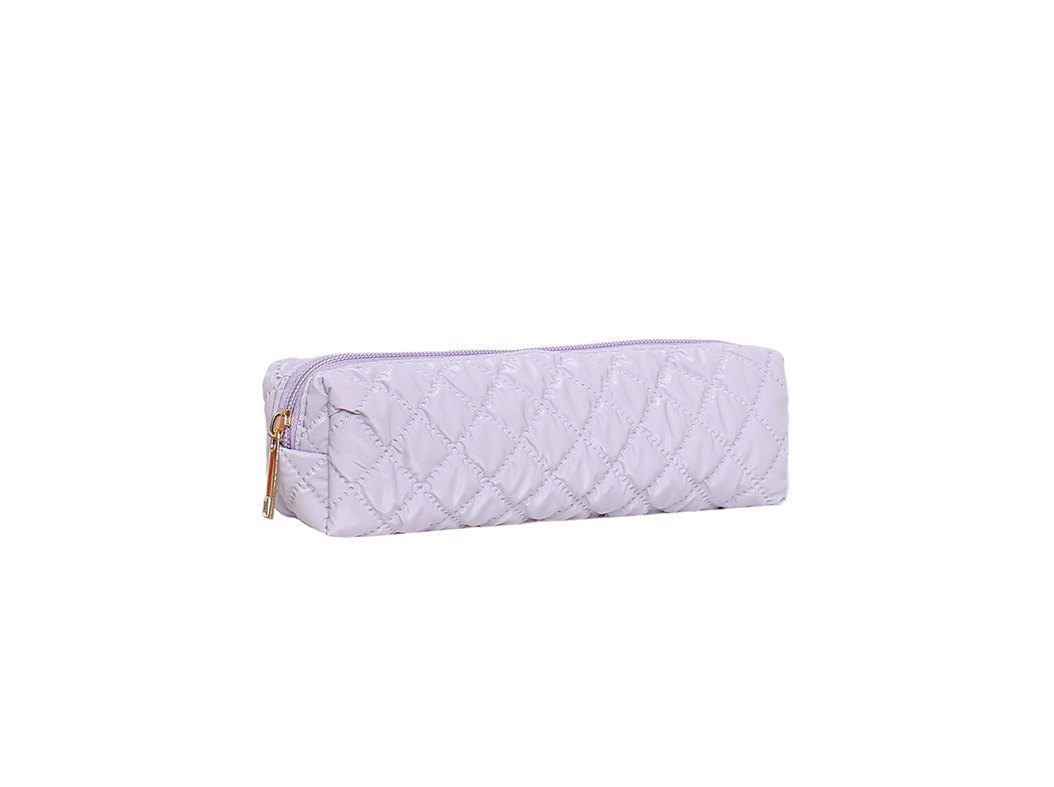 ESTOJO AUCHAN 1 COMPARTIMENTO FANCY LILÁS 19X4X5 CM