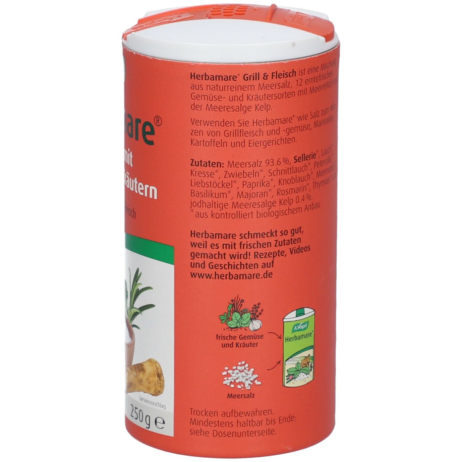 Trocomare® Herbamare Meersalz mit Gemüse und Kräutern