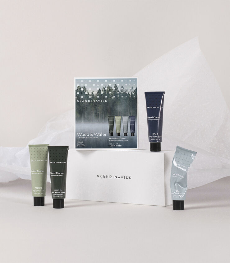 Skandinavisk Wood & Water Mini Handcream Giftset (30mlx 4)