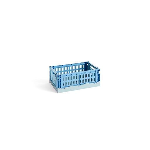 HAY Colour Crate Mix Kasse, Himmelblå, Small
