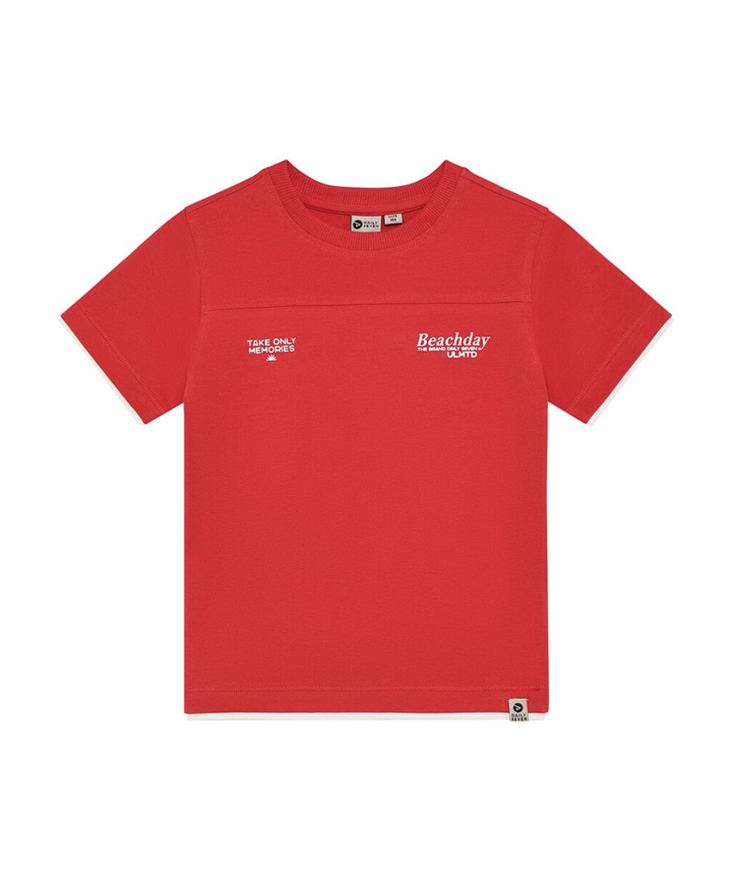 Daily7 Jongens T-shirt rood