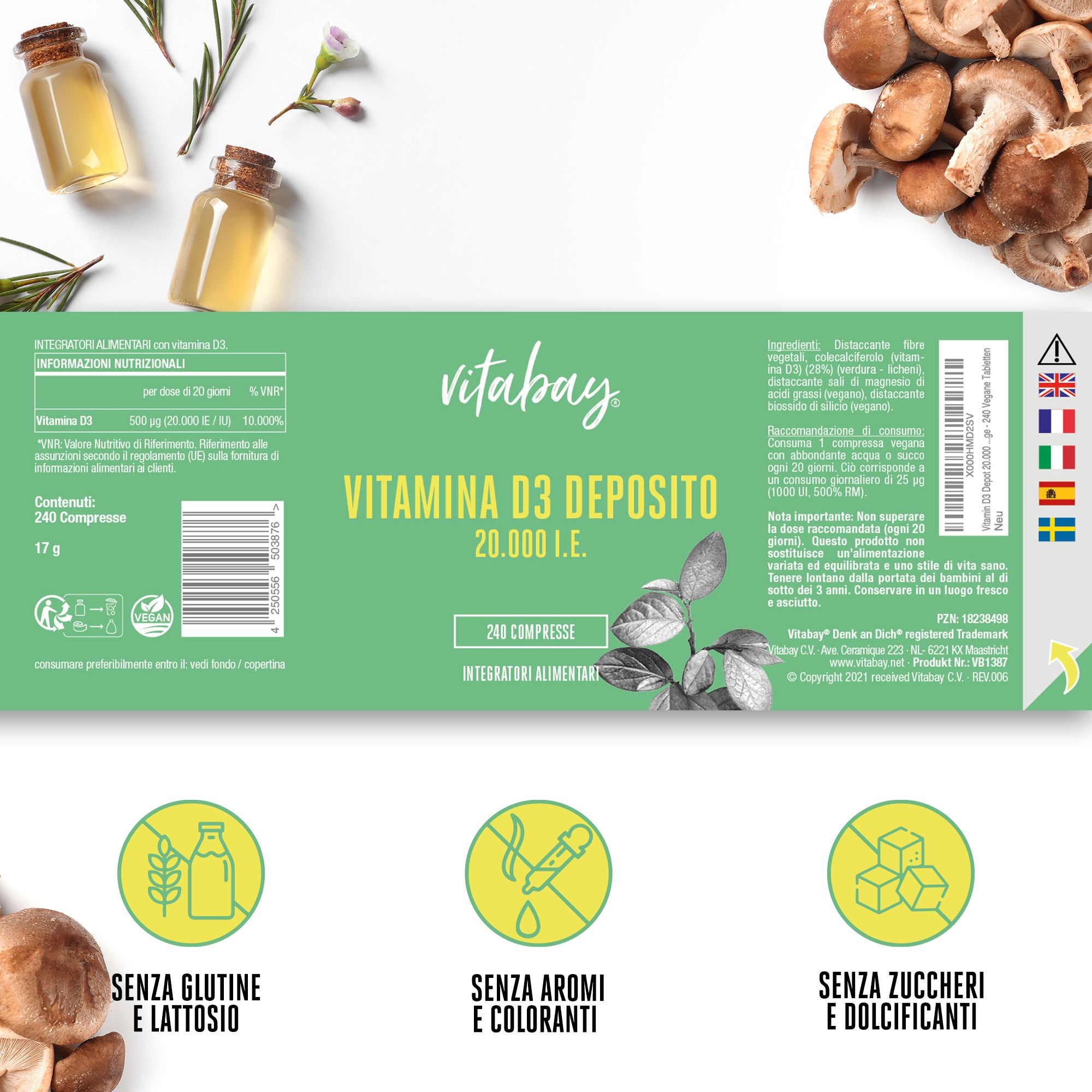 Vitabay Vitamin D3 Depot 20.000 I.E.
