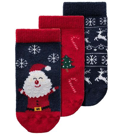 Name It Socken - NbnRichristmas - 3er-Pack - Dark Sapphire/Jeste