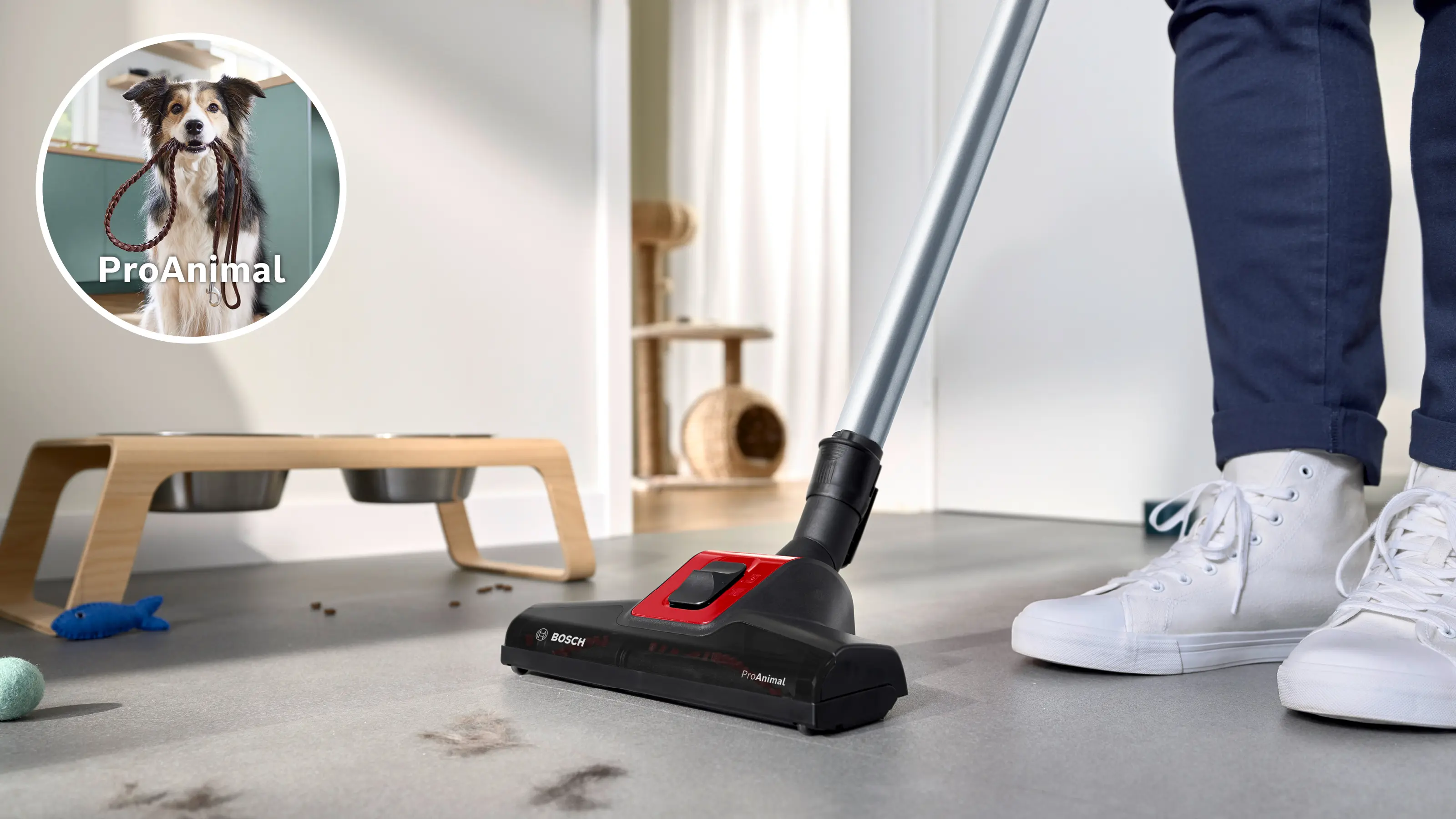 Serie 8 Stofzuiger met zak ProAnimal Rood