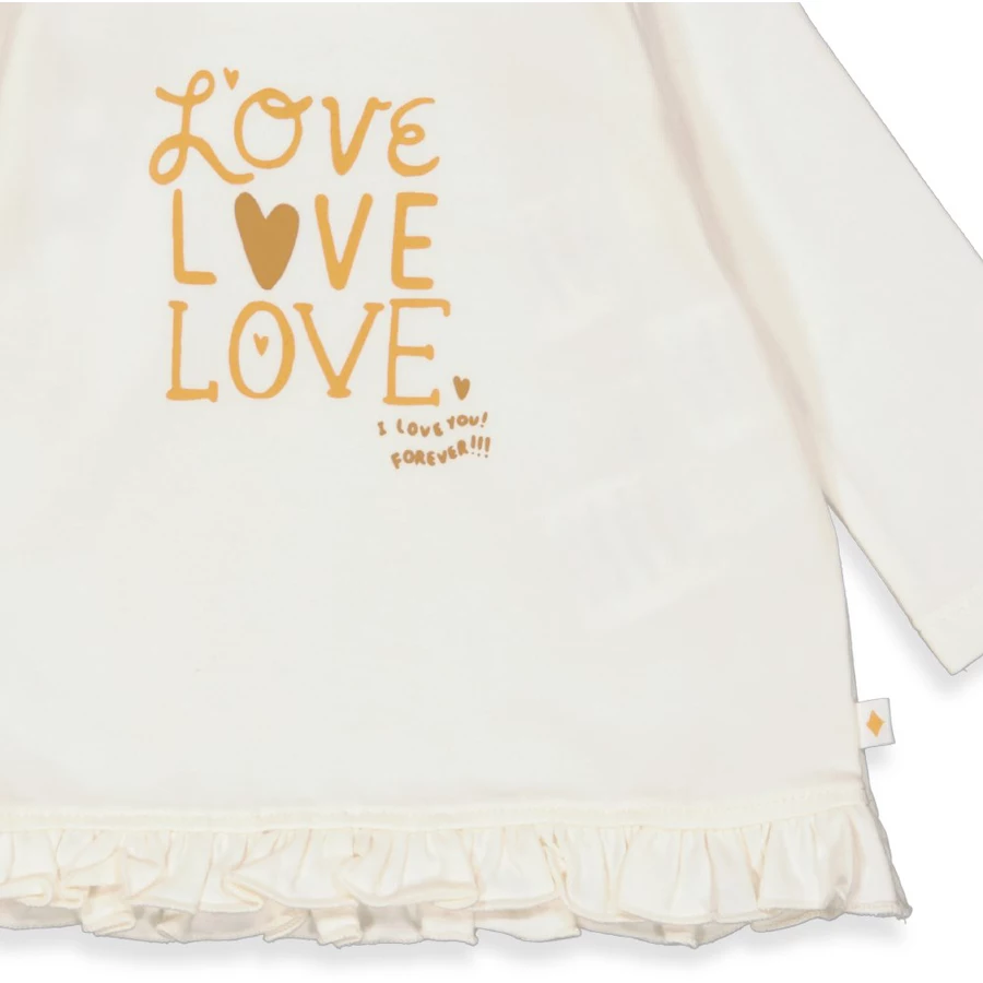 Feetje Langarmshirt Forever Offwhite
