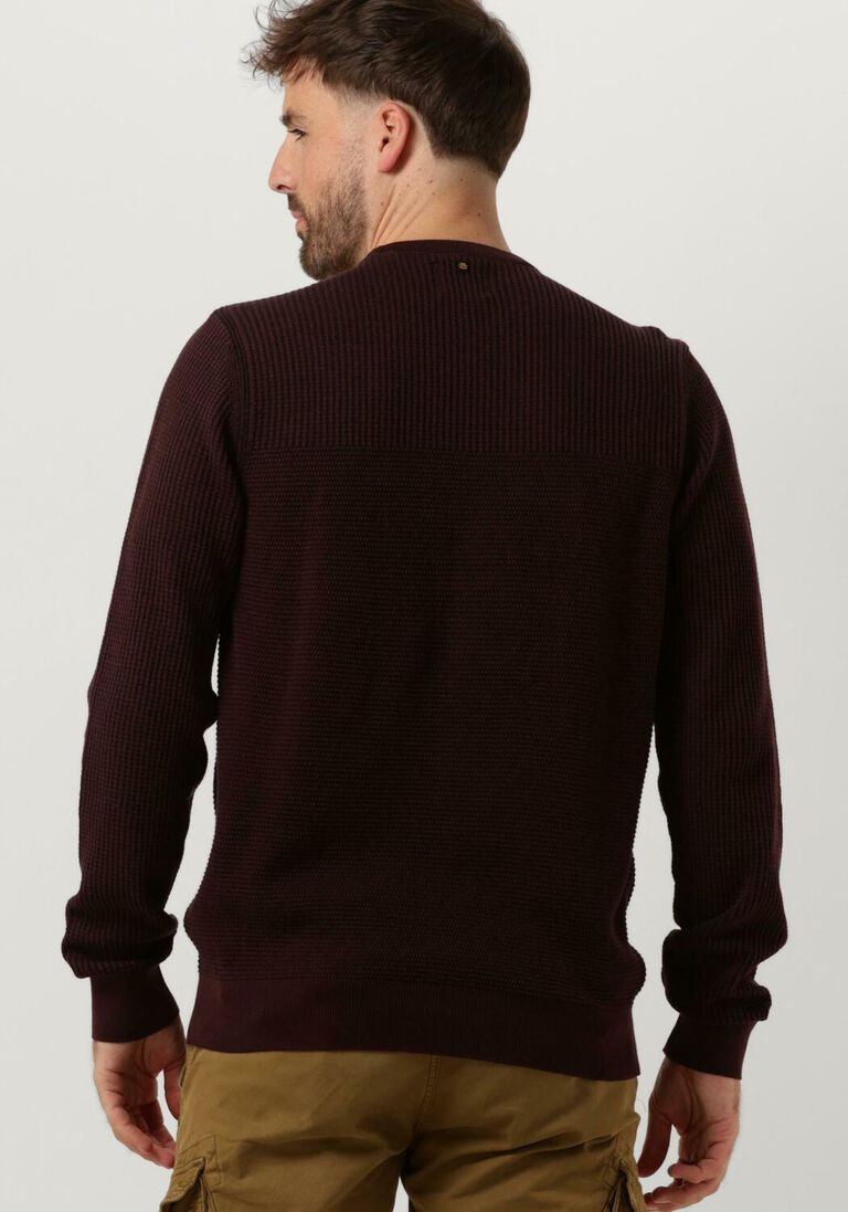 PME LEGEND bordeaux pme legend trui crewneck cotton plated