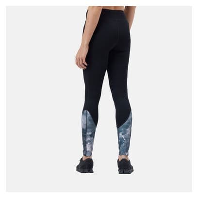 Collant Long Femme Odlo Essential Print Noir