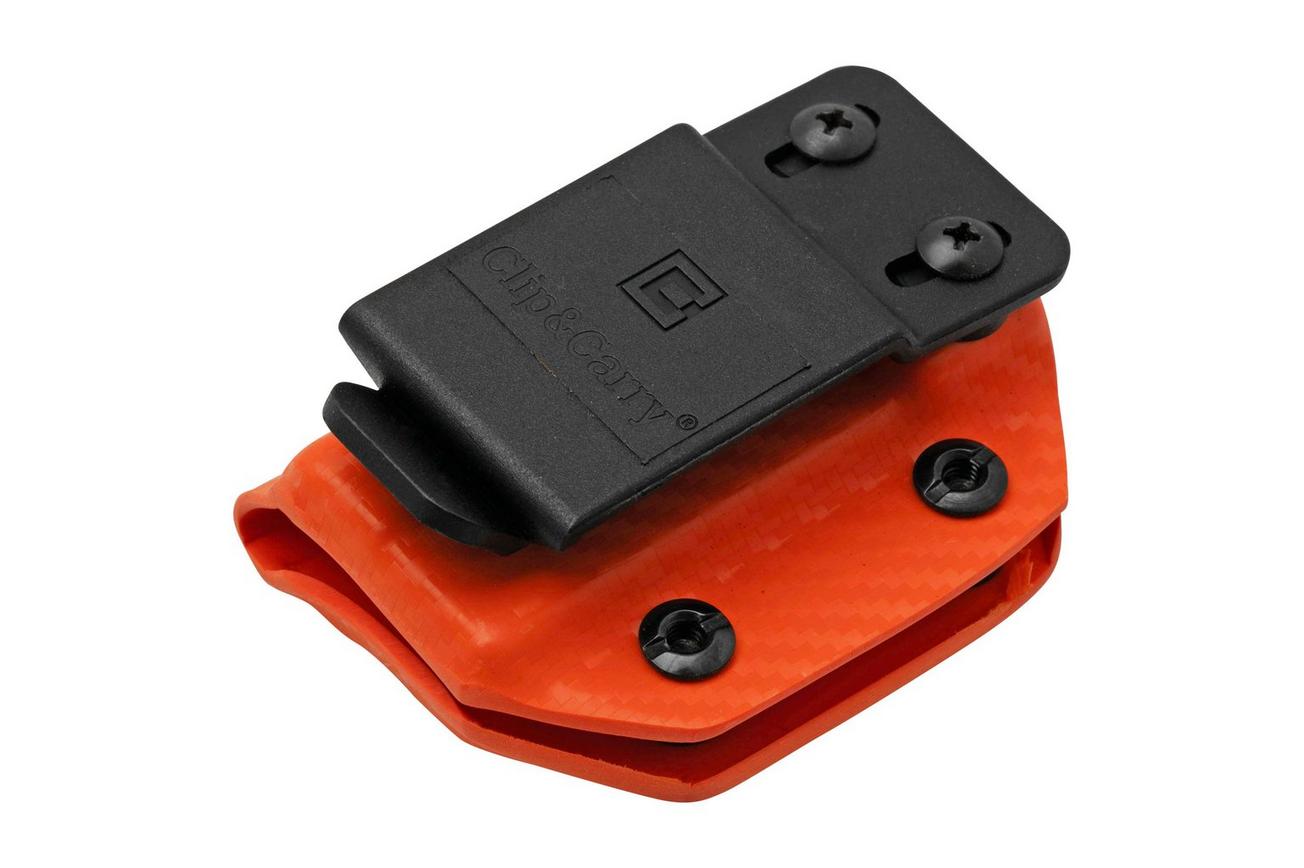 Clip And Carry Kydex Sheath Leatherman Signal, Carbon Fiber Orange LSGNL-CF-ORNG riemholster