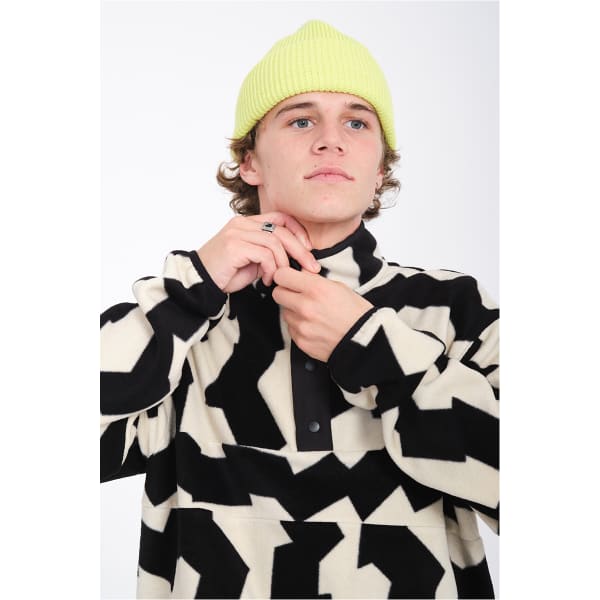 Sweat polaire snowboard VOLCOM ERROR92 MOCK NECK DIRTY WHITE