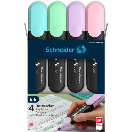 Schneider Job Pastell, 4er-Etui