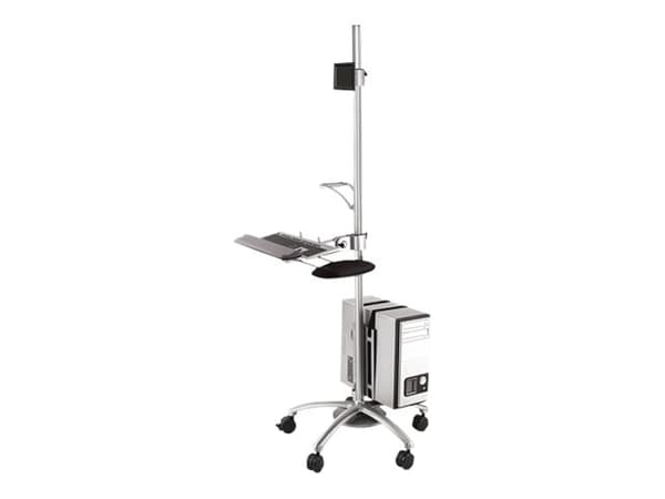 Neomounts FPMA-MOBILE1800 - Vogn - for LCD-skjerm / PC-utstyr - sølv - skjermstørrelse: 10