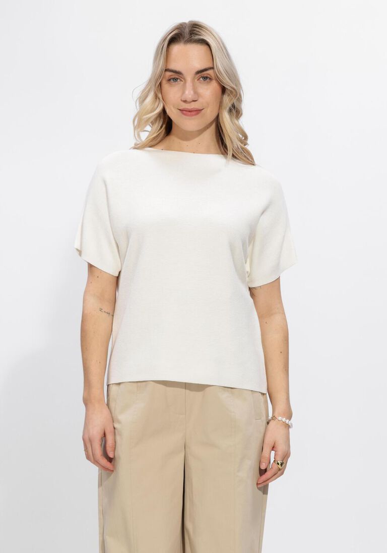 gebroken wit knit-ted top eva