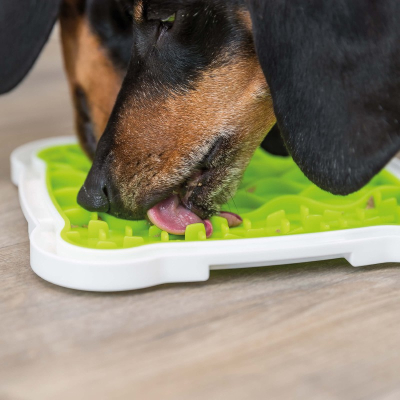 Trixie LicknSnack Platte 20x20cm weiss-lime