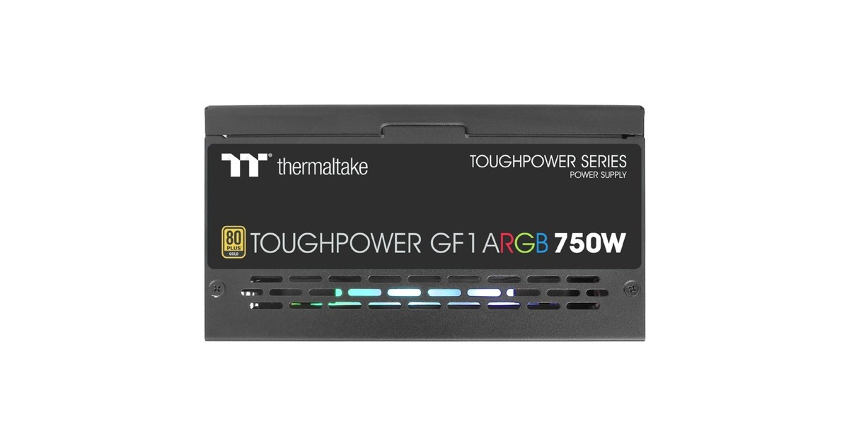 ThermaltakeToughpower GF1 ARGB modulaire 750 watt voeding   (Zwart, 4x PCIe)