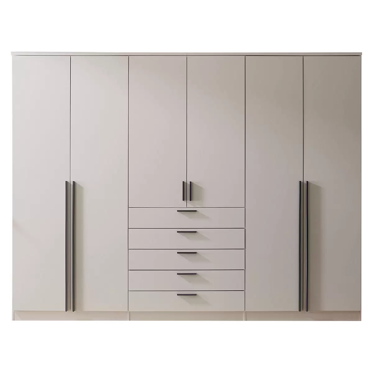 Kleiderschrank 6trg. Arnis Beige