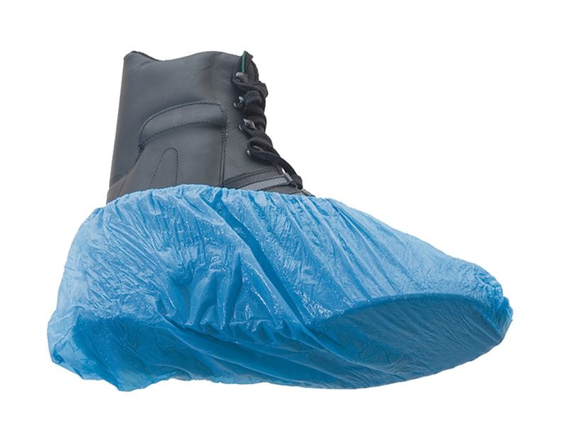 Sahag Schuhüberzüge blau 100 Stück Einweg Überzug zum Schutz