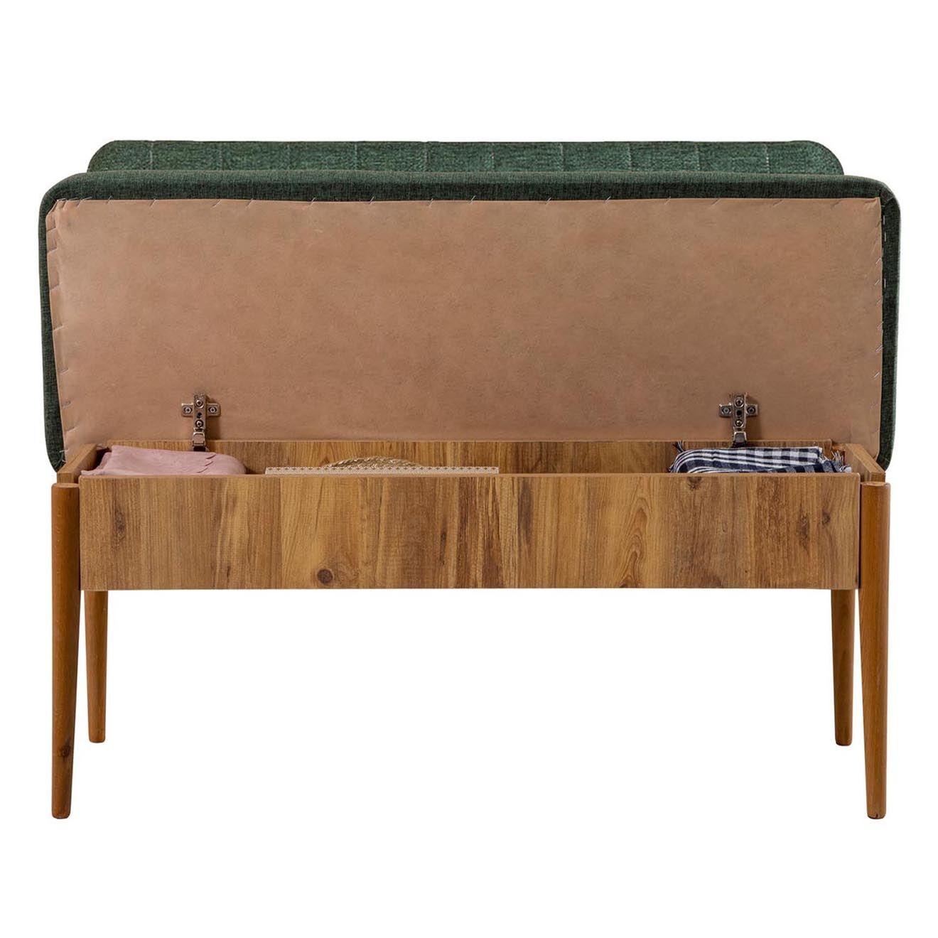 Wooden Art Ensemble table + 2 chaises + 2 bancs vina 1070 beige/vert