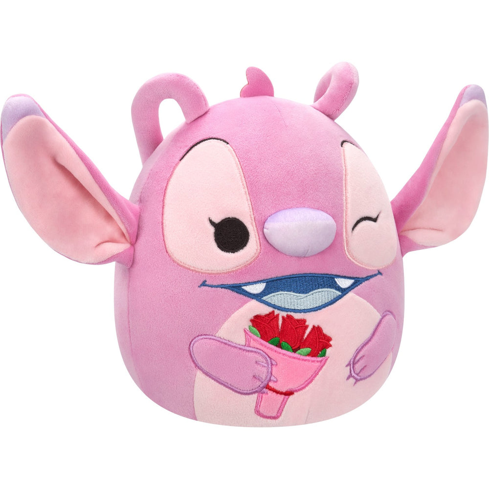 Køb Squishmallows Disney Angel Med Buket 20 Cm