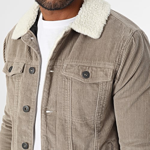 Veste Col Sherpa Alvin Taupe
