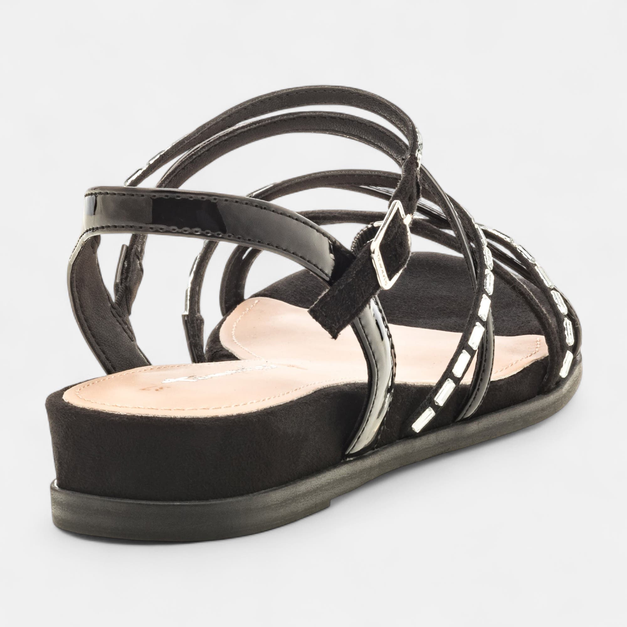 Nu-pieds Femme noir