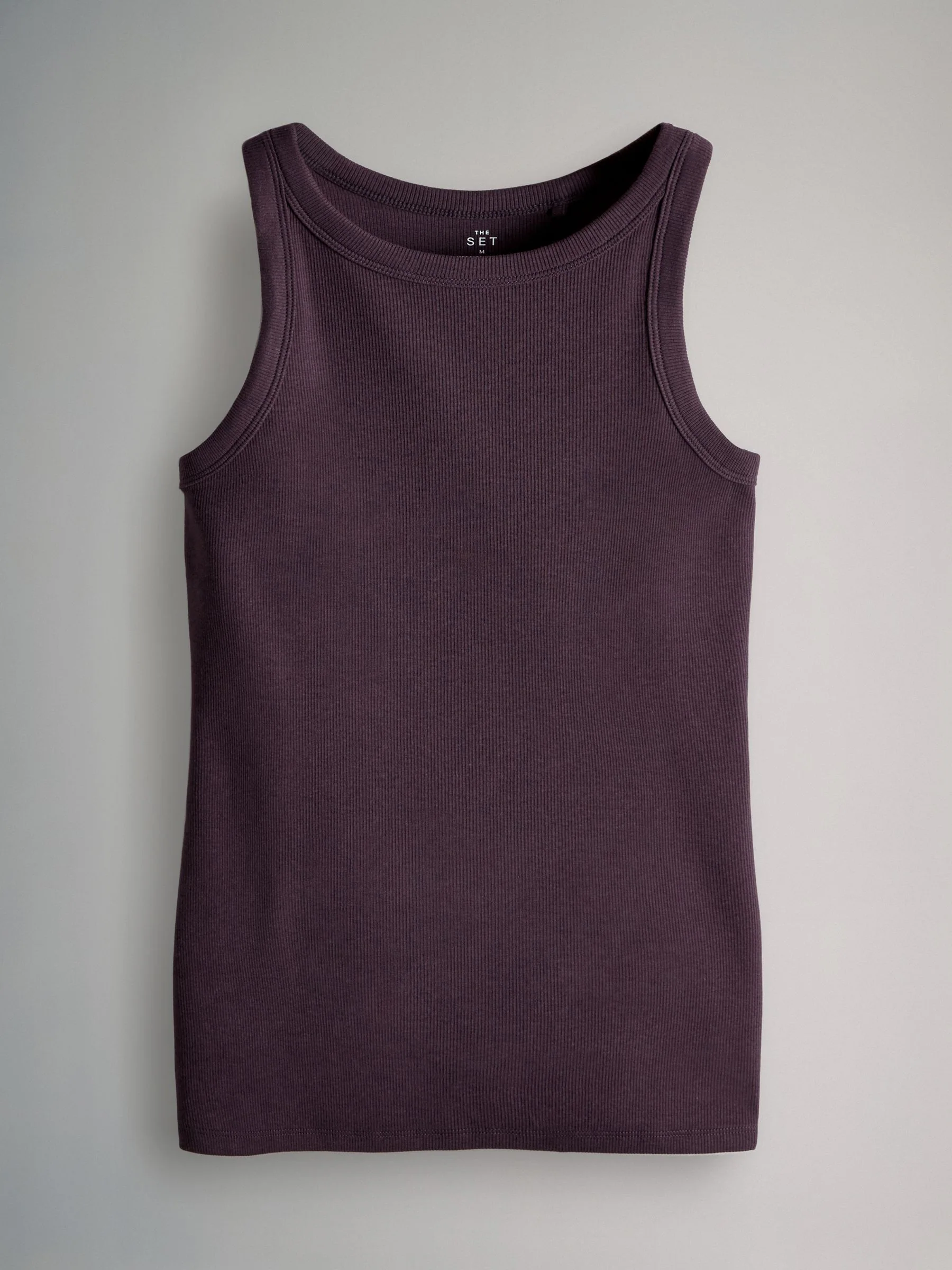 Paars/Strepen/Bruin/Roze/Wit - The Set 5 Pack Racer Ribbed Vests
