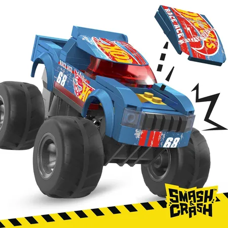 Hot Wheels MEGA Hot Wheels Smash-und-Crash Race Ace Monster Truck