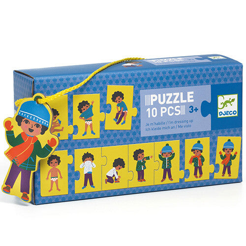 Djeco puzzel aankleden in de winter - 10st