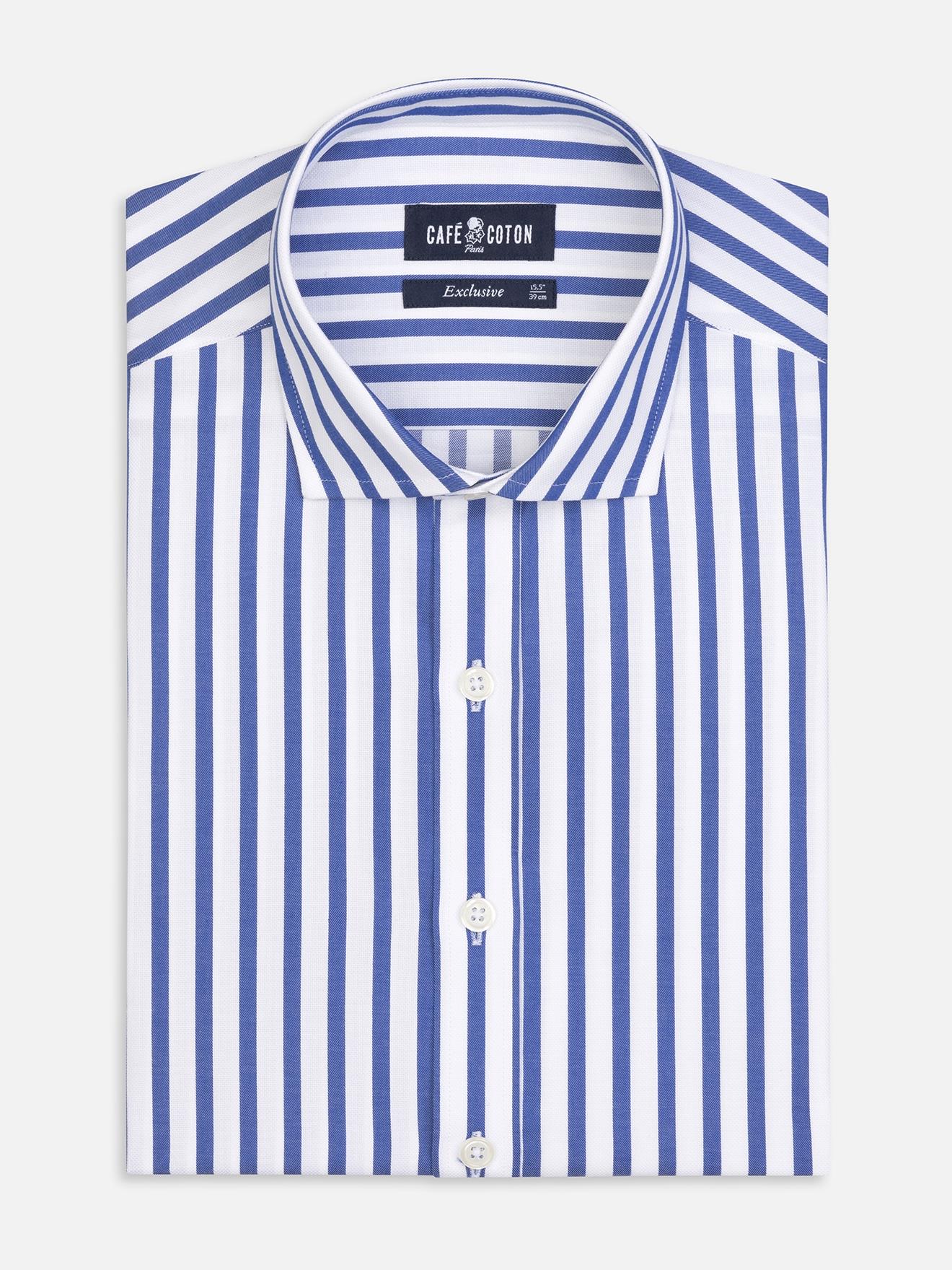 Chemise Billy à rayures marine