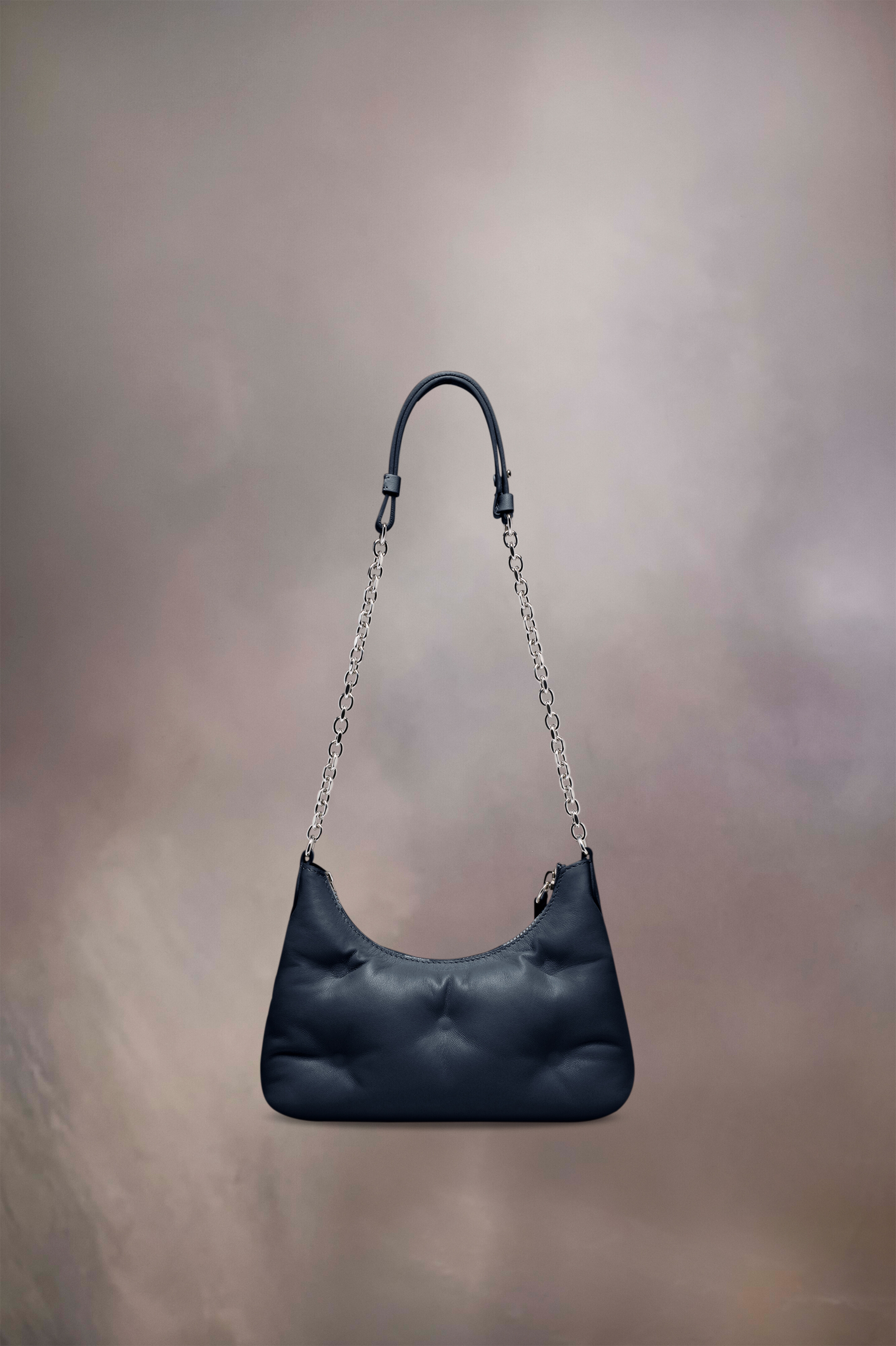 Glam Slam hobo micro-sac pour femme Bleu Foncé