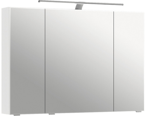 Spiegelkast serie 6005 Sprint 98 x 17 x 70,3 cm wit 3-deurs LED IP 20