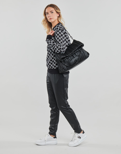 Karl Lagerfeld - UNISEX ALL-OVER MONOGRAM SWEAT Negro / Blanco
