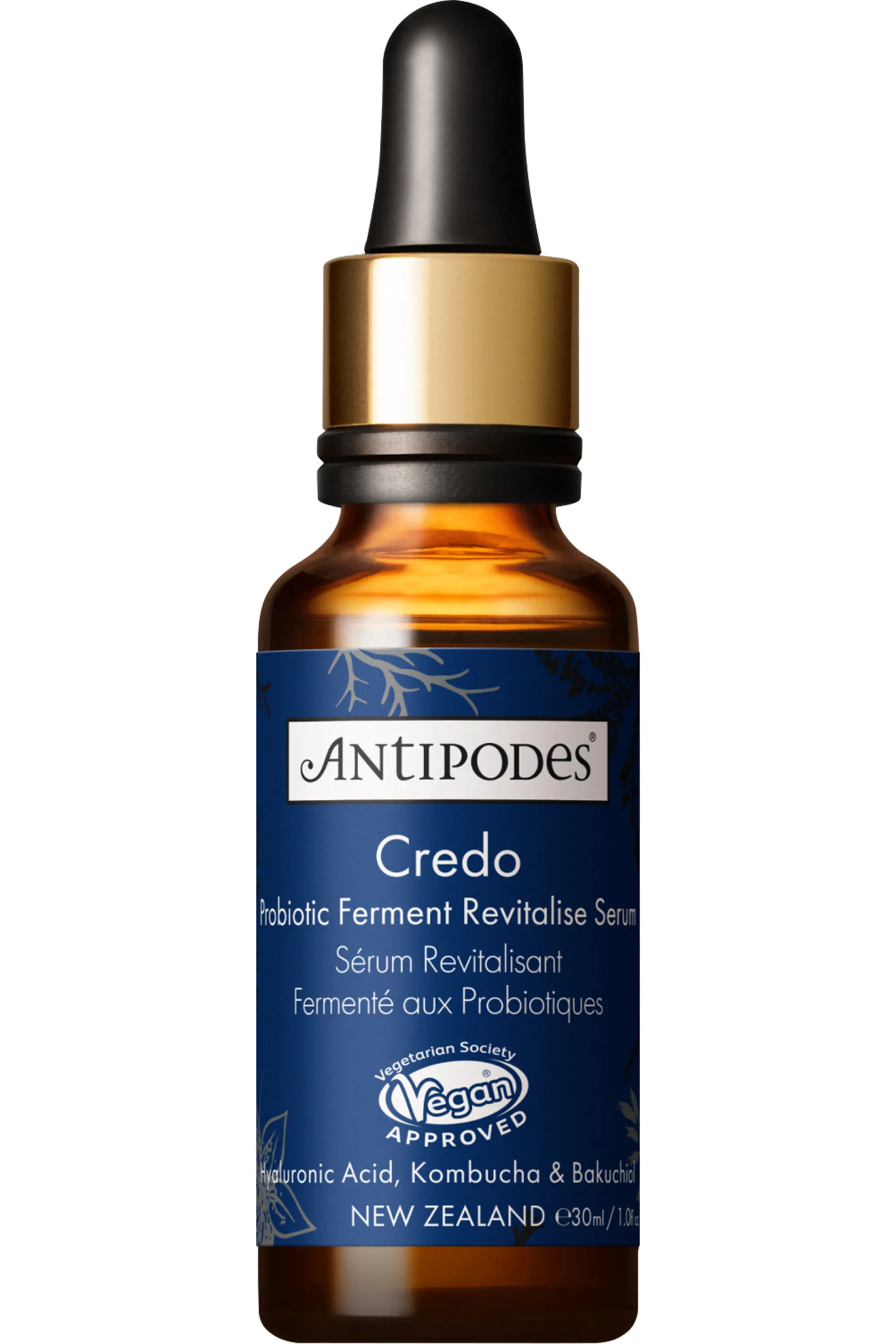 Antipodes Sérum revitalisant pour peaux stressées aux probiotiques Crédo-30 ml