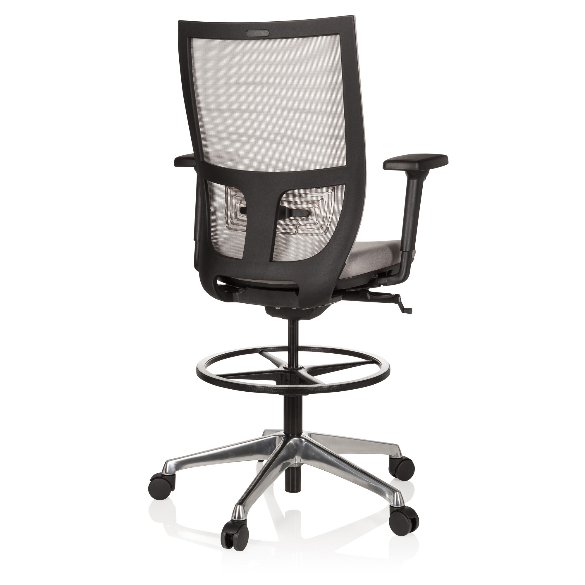 Counterstuhl TOP WORK 98 Stoff/Netzstoff mit Armlehnen (höhenverstellbar) hjh OFFICE