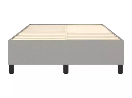 Sommier à lattes de lit Gris clair 120x200 cm Tissu