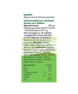 Bloem Vital Green Chlorella Tabletten 200TB