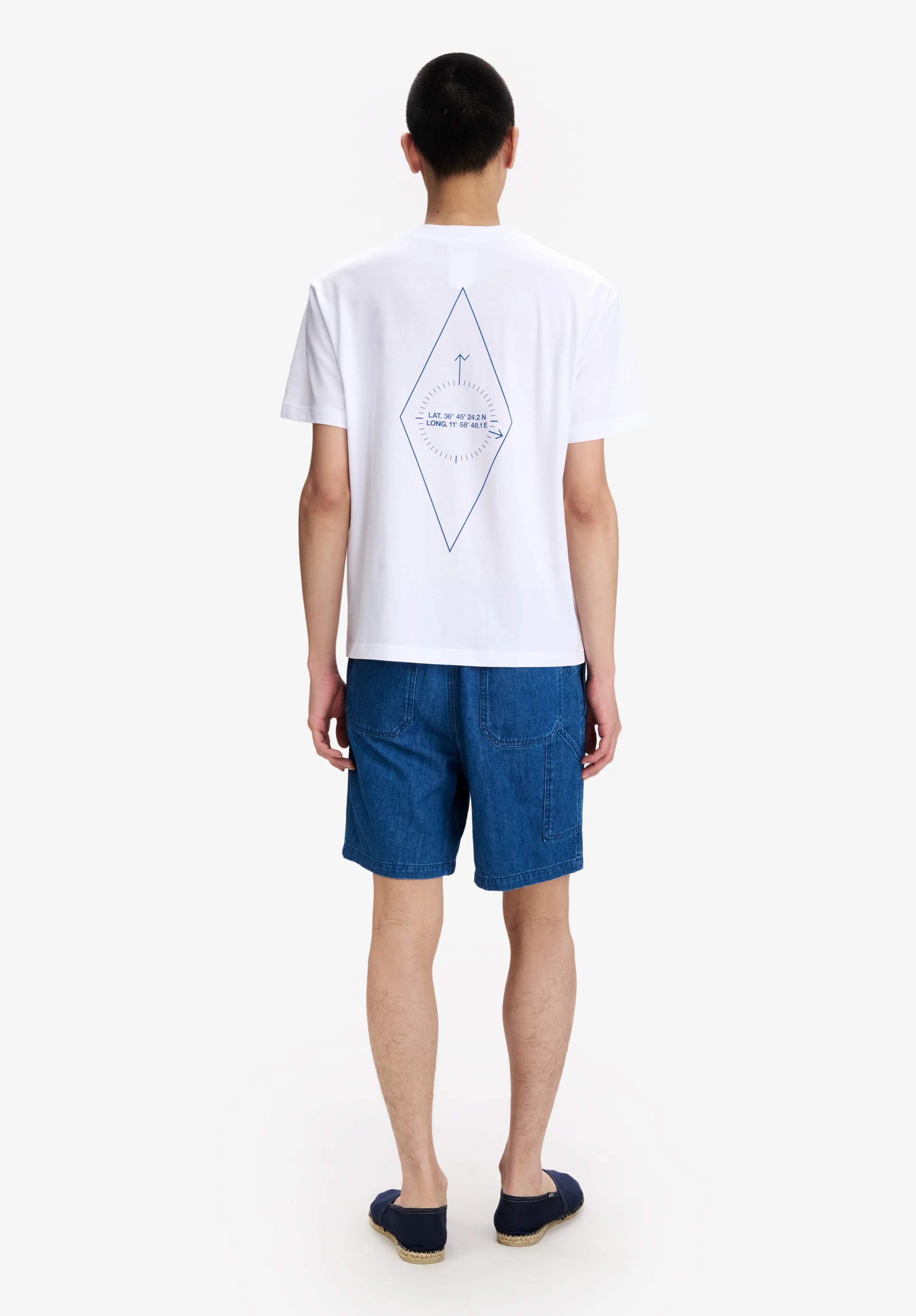 T-Shirt Boussole - Blanc