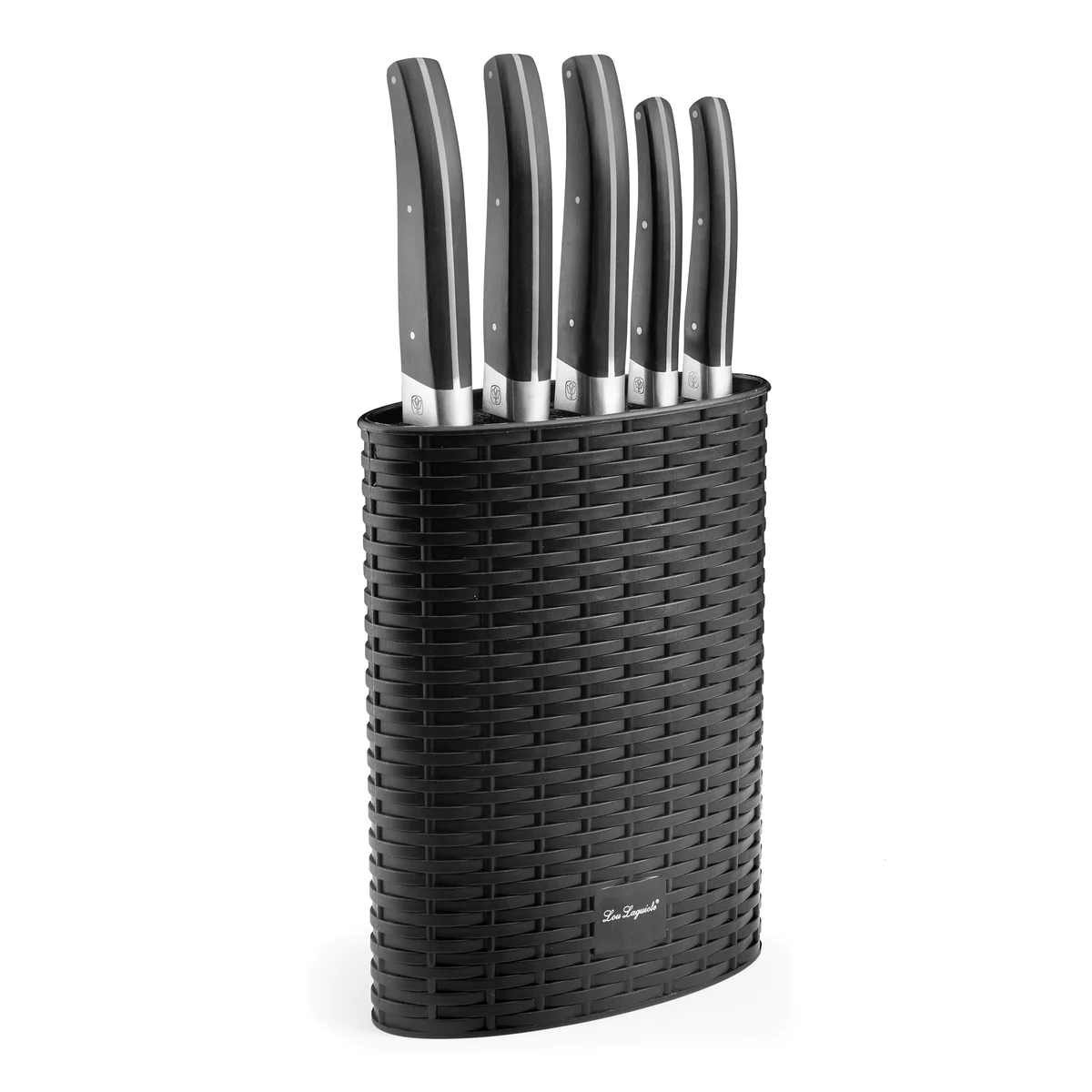 Pro - Bloc garni de 5 couteaux Lou Laguiole