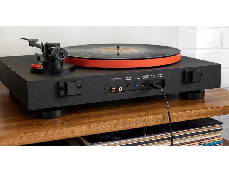 JBL Plattenspieler mit Bluetooth Spinner BT Orange/Schwarz Bluetooth-Plattenspieler