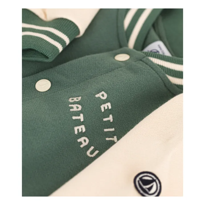 Petit Bateau Teddy Macha Molleton | Vert kaki