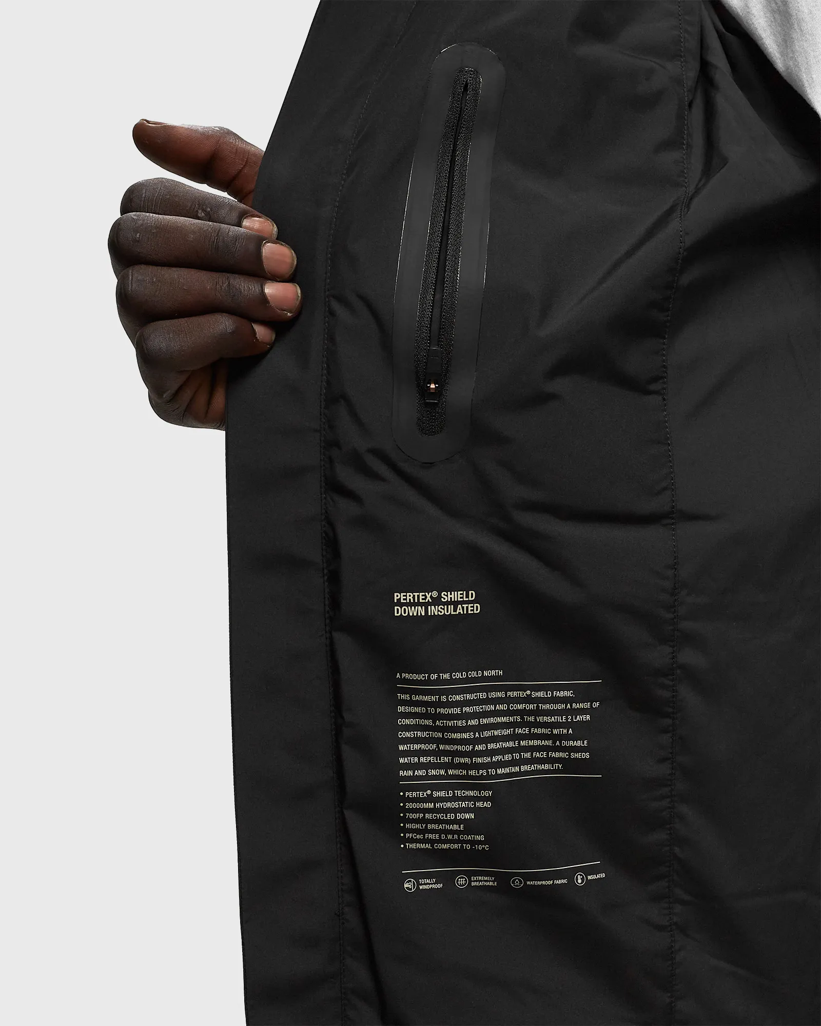 Norse Projects Stand Collar Short Down Jacket