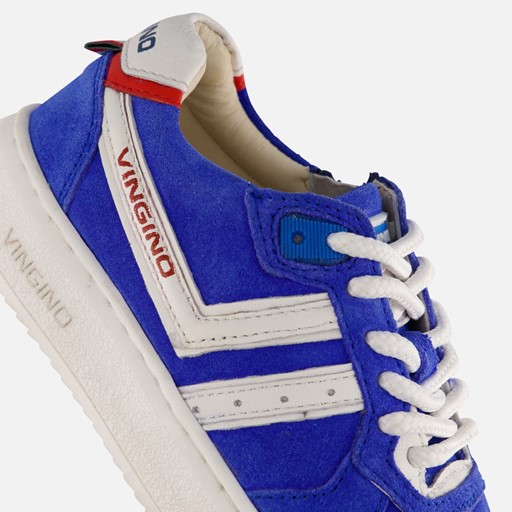 Vingino Noah Low Court Lifestyle Sneakers blauw