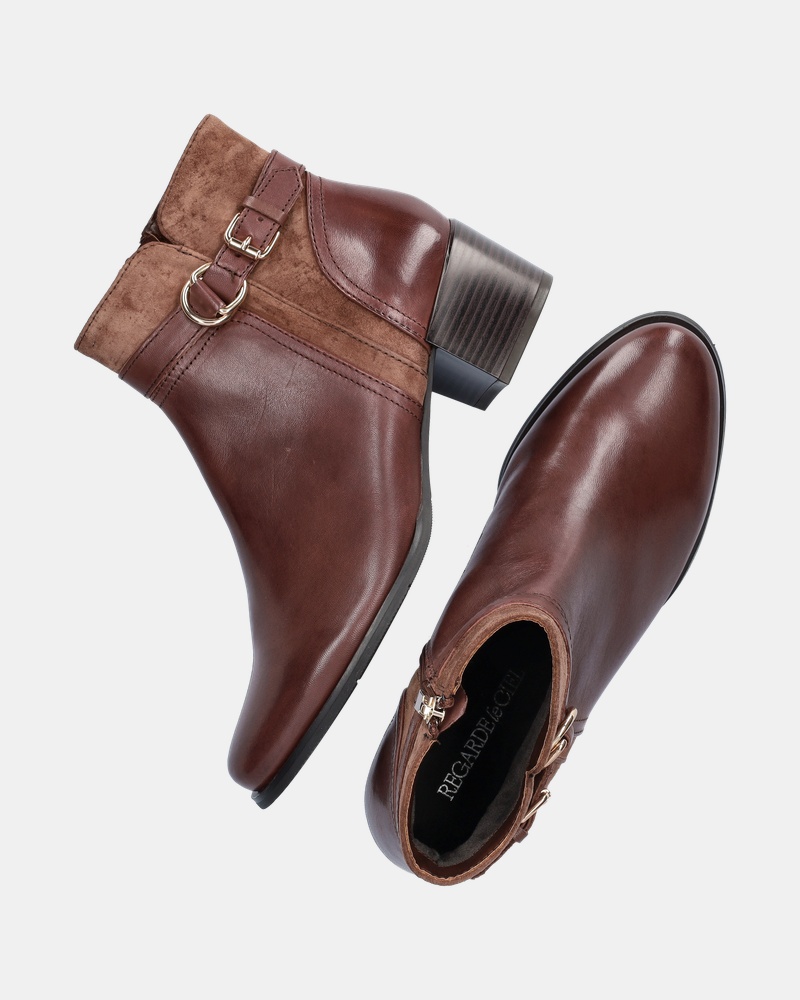 Regarde le Ciel Jolene 23 Enkellaarsjes  - cognac