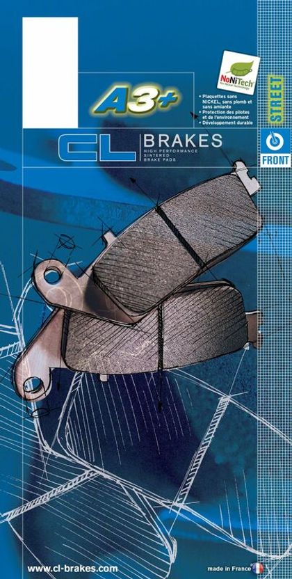 Plaquettes de freins CL Brakes route métal fritté - 2245A3+
