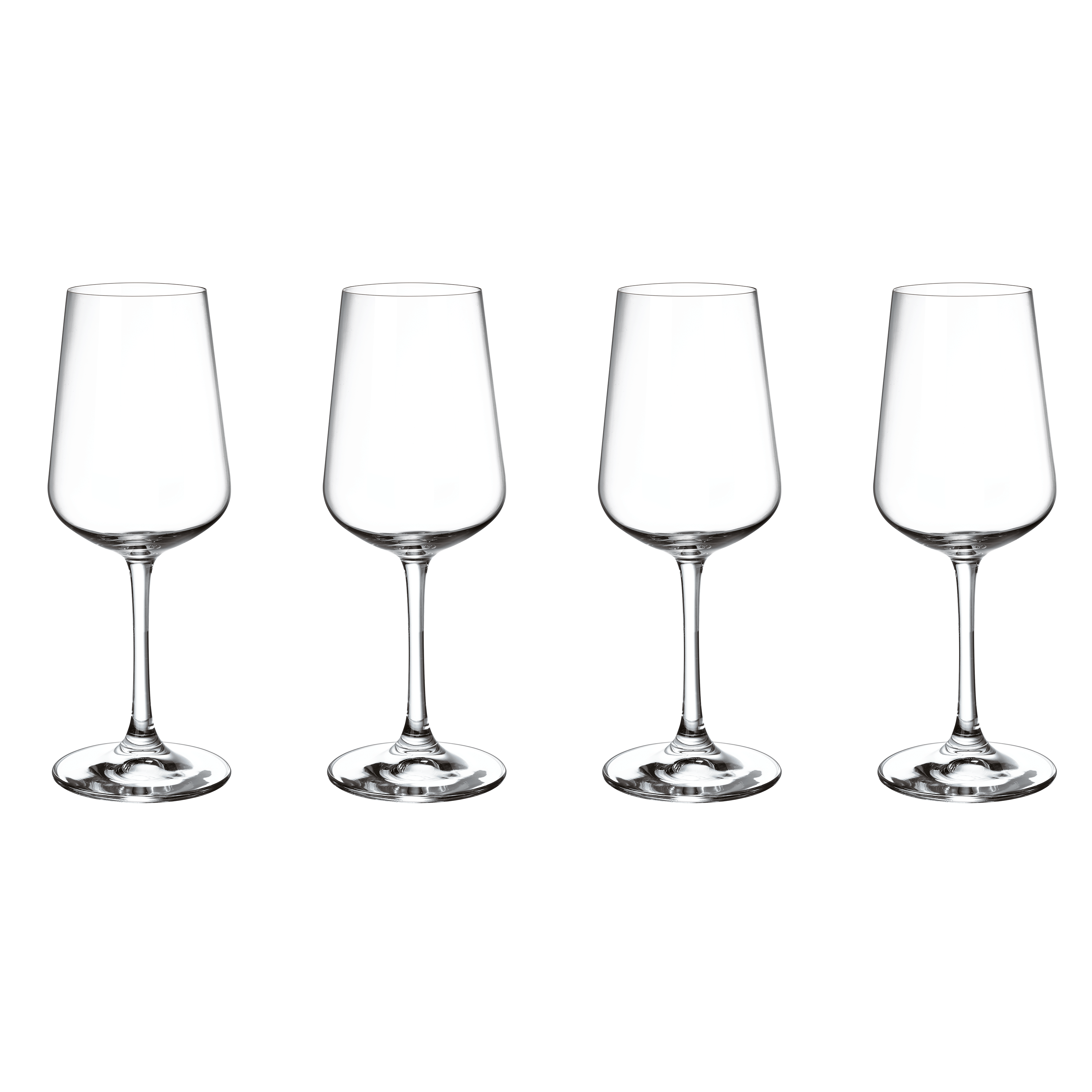 Ovid White wine glass Clear, 4.1 oz, crystal glass